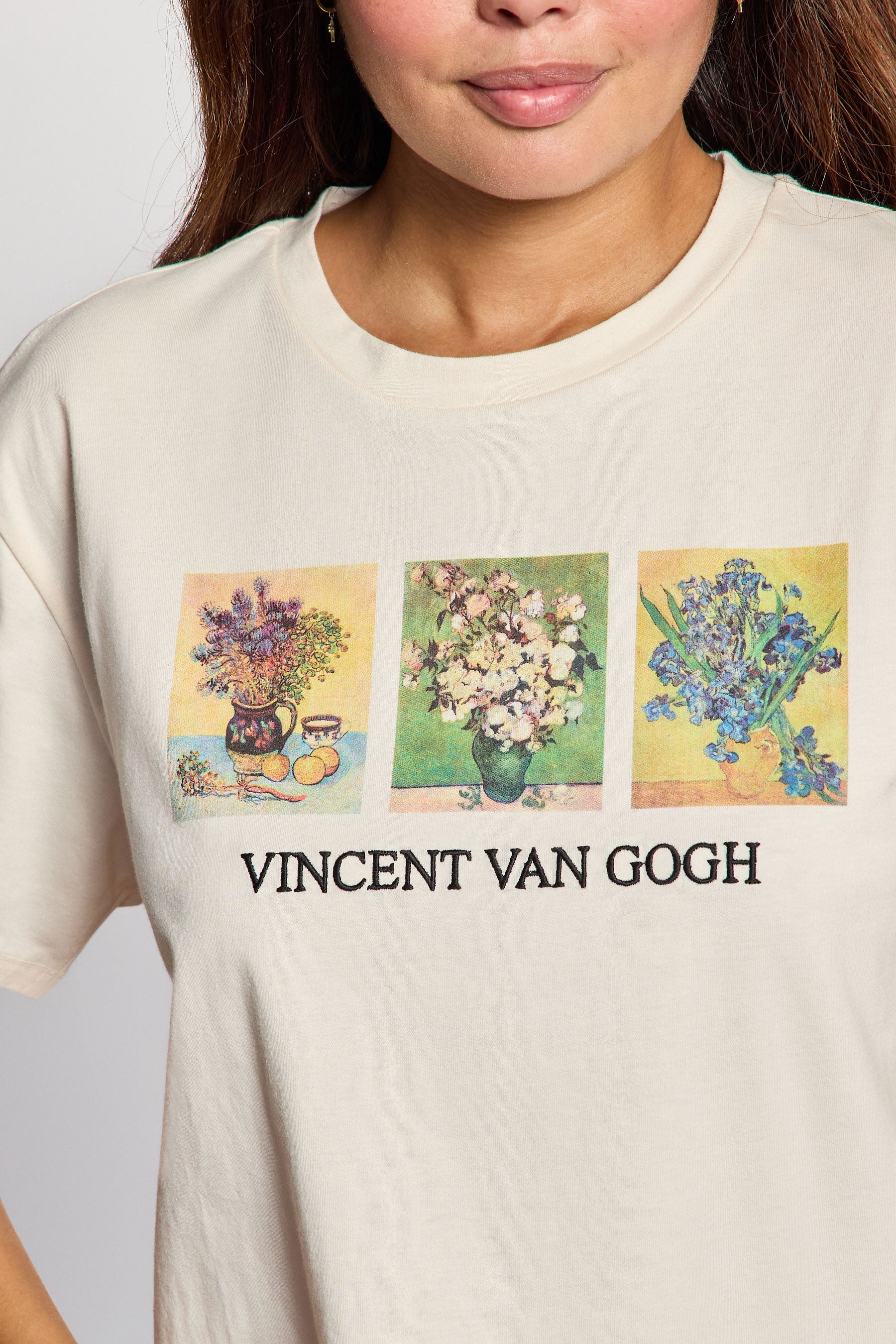 Van Gogh Trio Cropped Tee