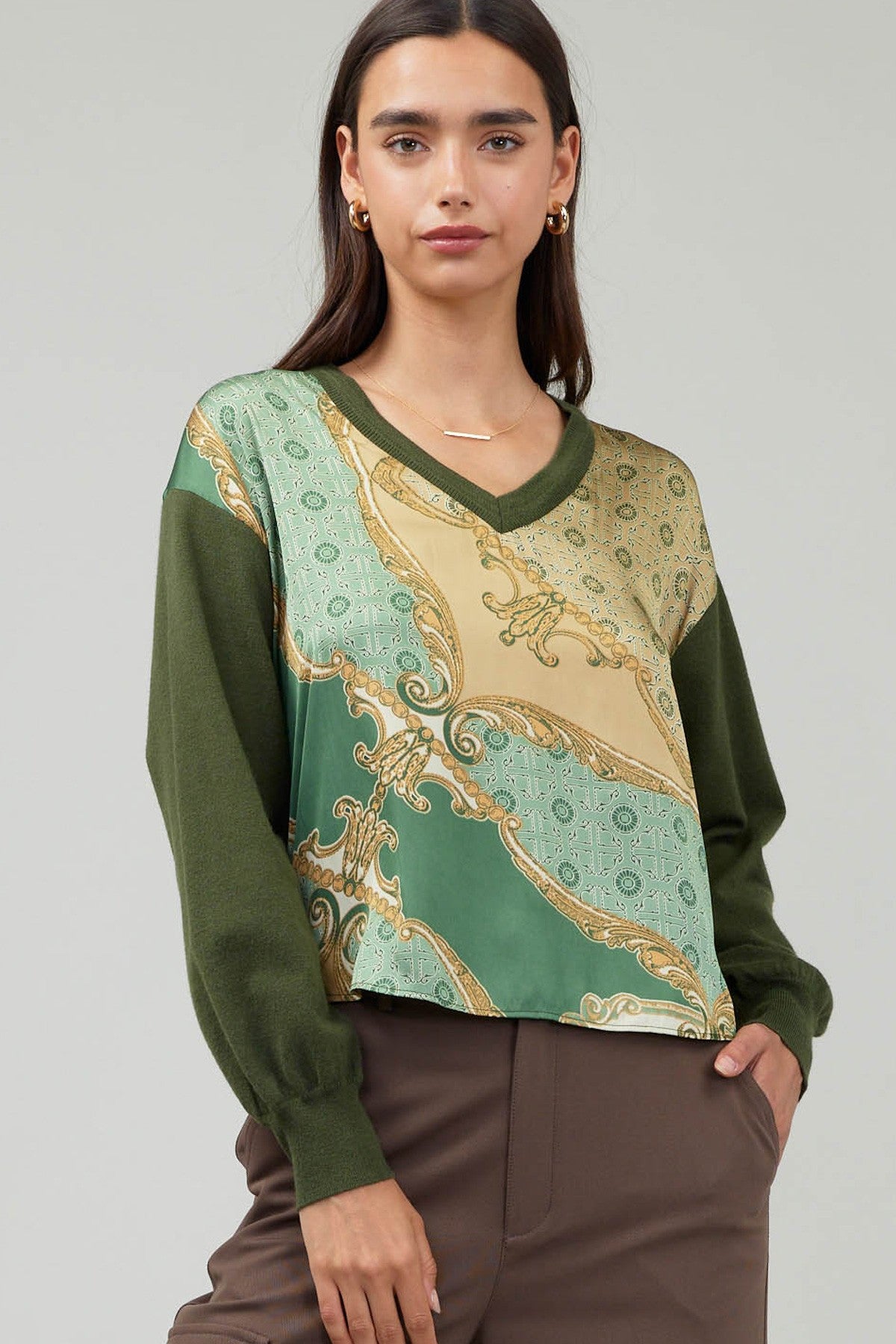 Tuscan Olive Sweater