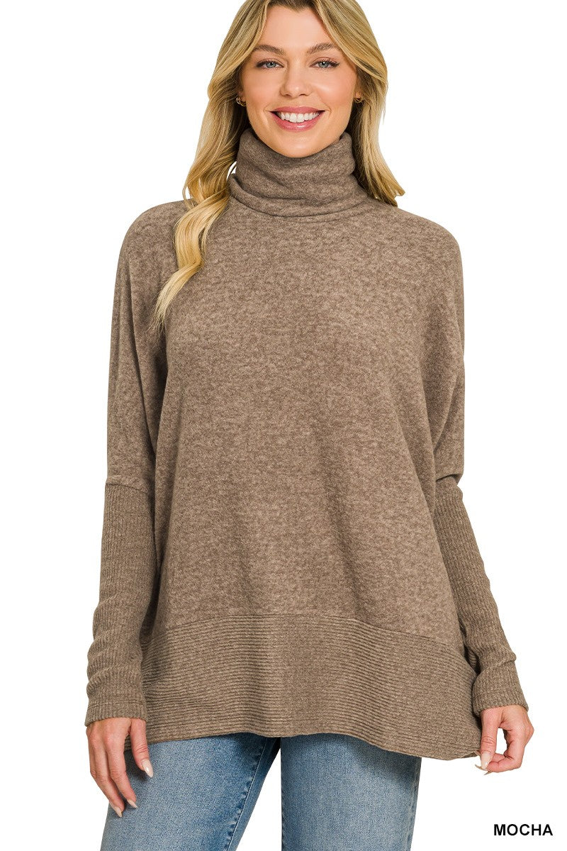 Turtleneck Sweater - Mocha