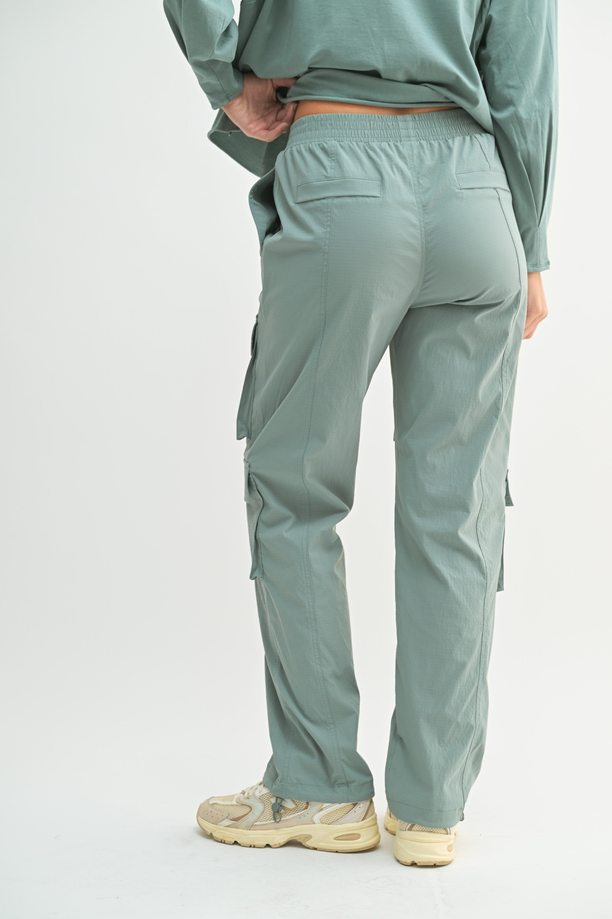 Utility Cargo Pants - Grey Blue