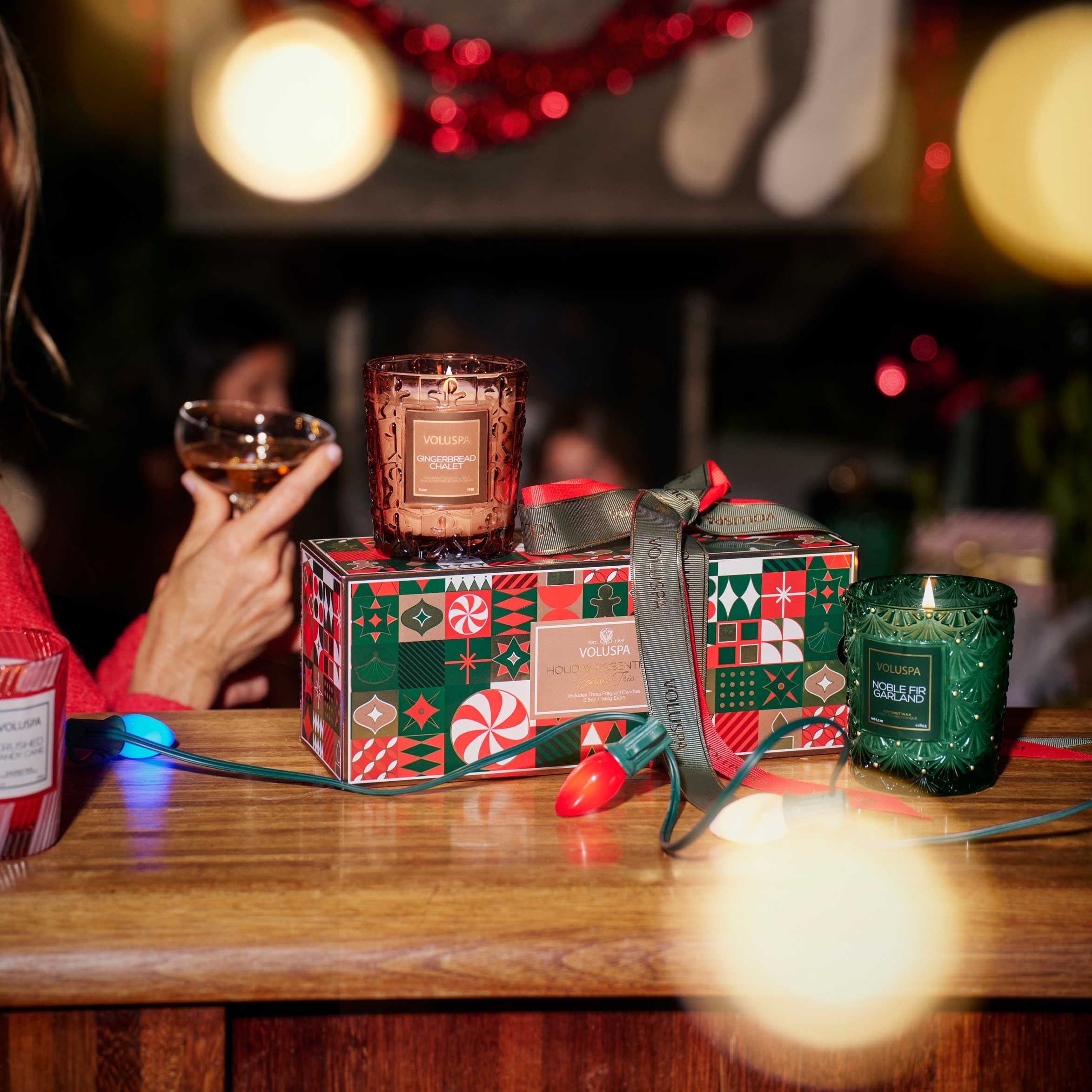 Holiday Essentials Candle Trio Assorted Gift Set