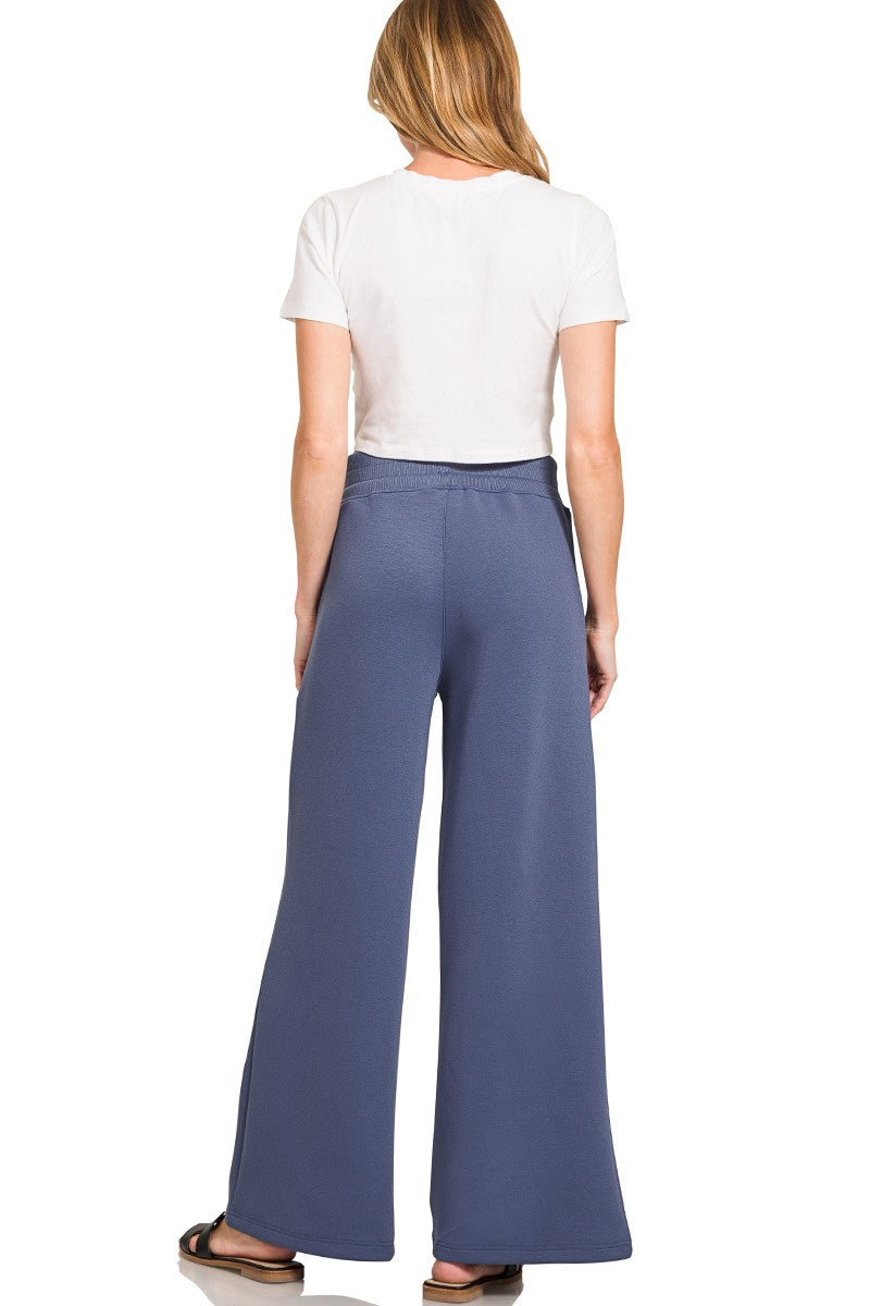 Scuba Knit Lounge Set - Blue Indigo