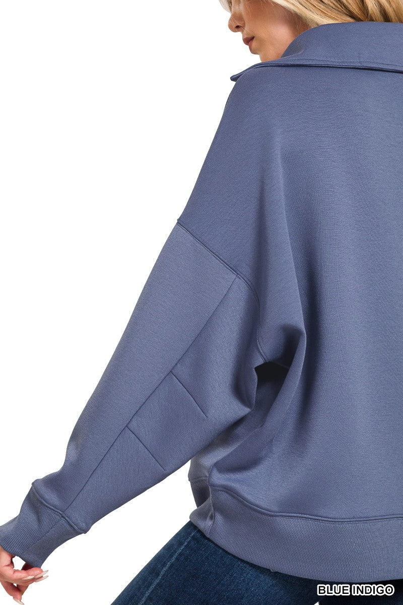 Scuba Knit Lounge Set - Blue Indigo
