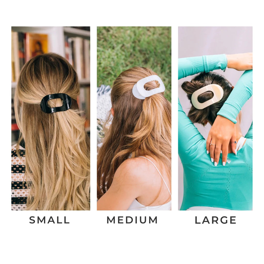 Tortoise Small Flat Round Clip