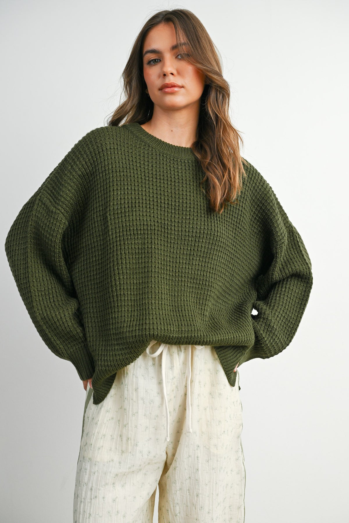 Knit Pullover - Olive