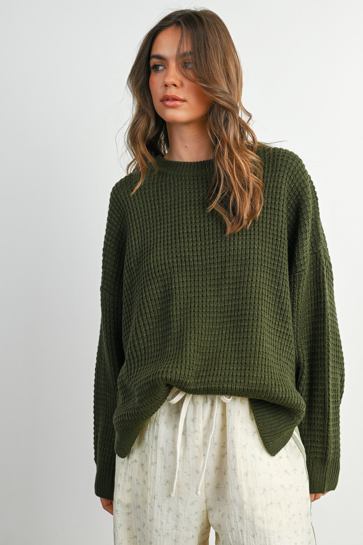 Knit Pullover - Olive
