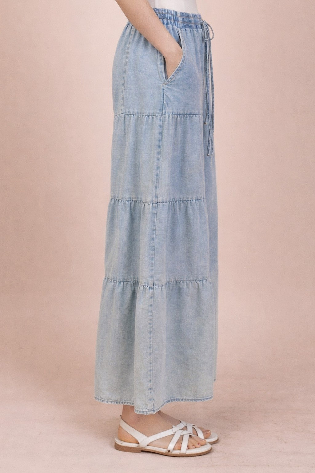 Chambray Pants