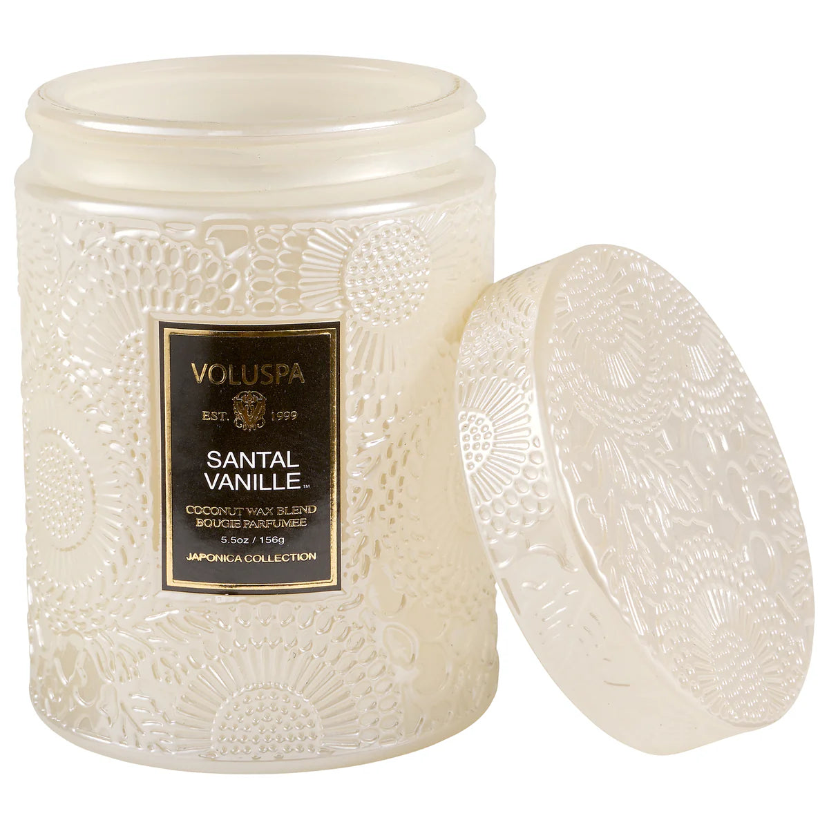 Santal Vanille Small Glass Jar Candle