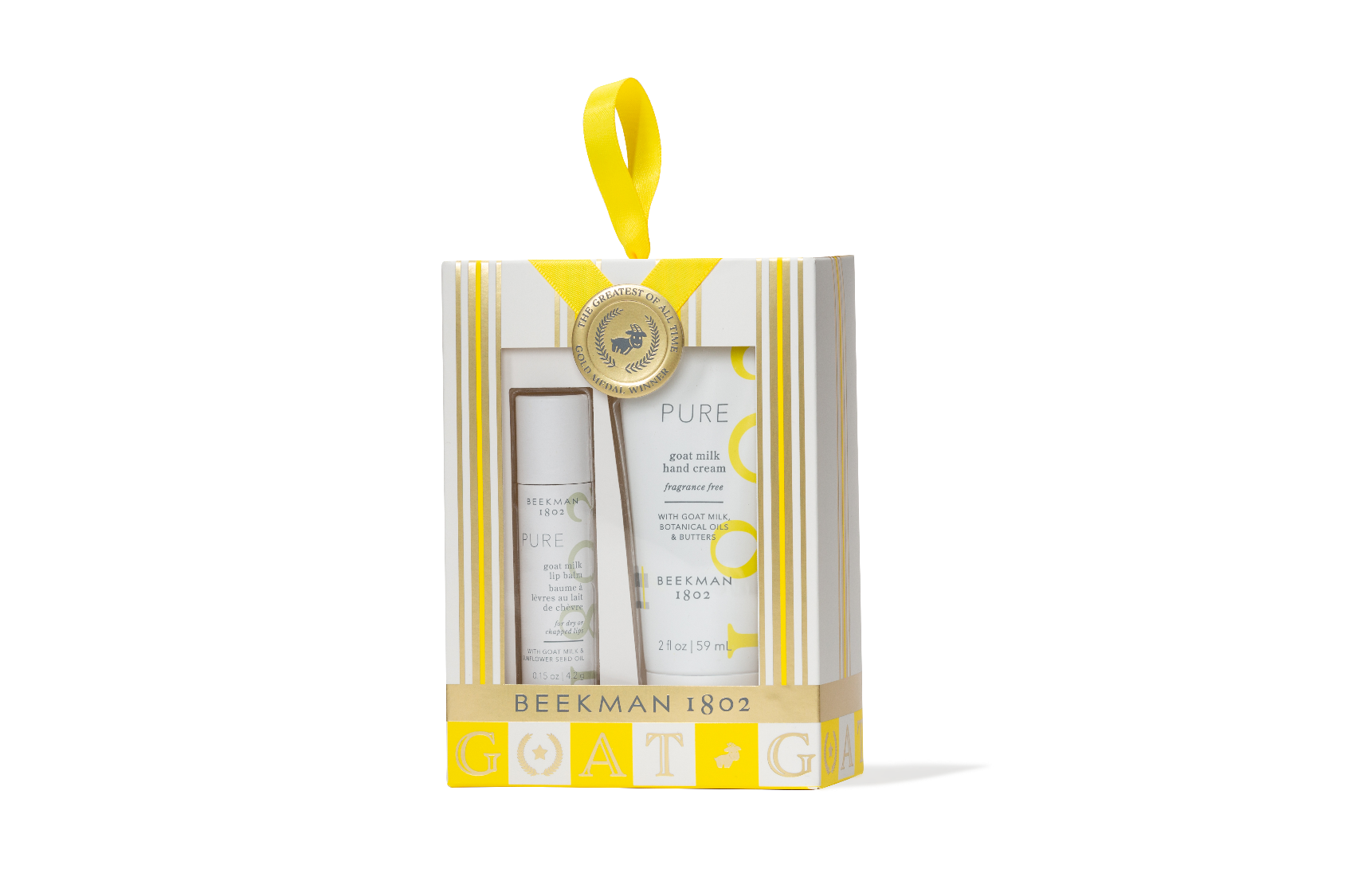 Pure Goat Milk Hand Cream & Lip Balm Set