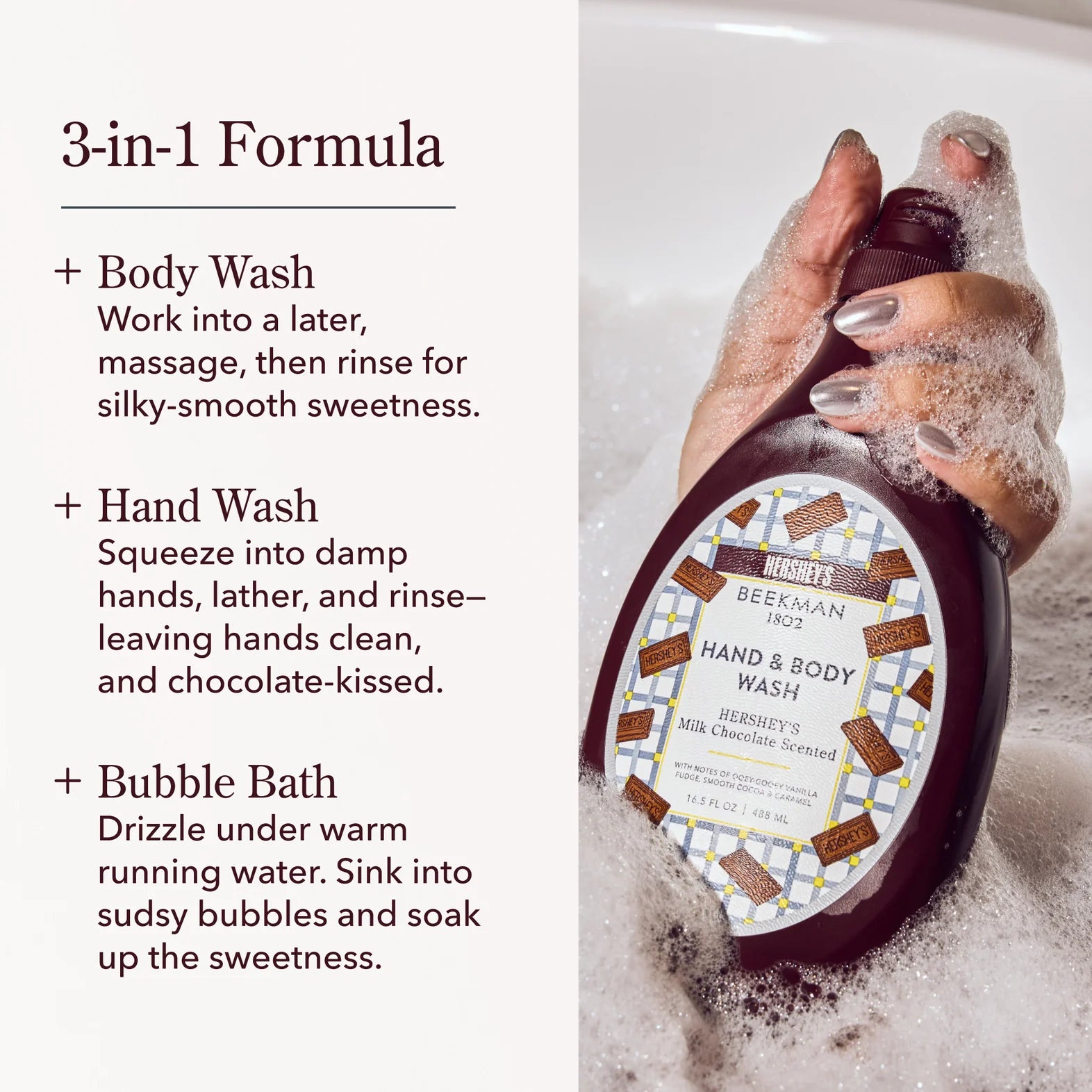 Hershey's Milk Chocolate Hand & Body Wash