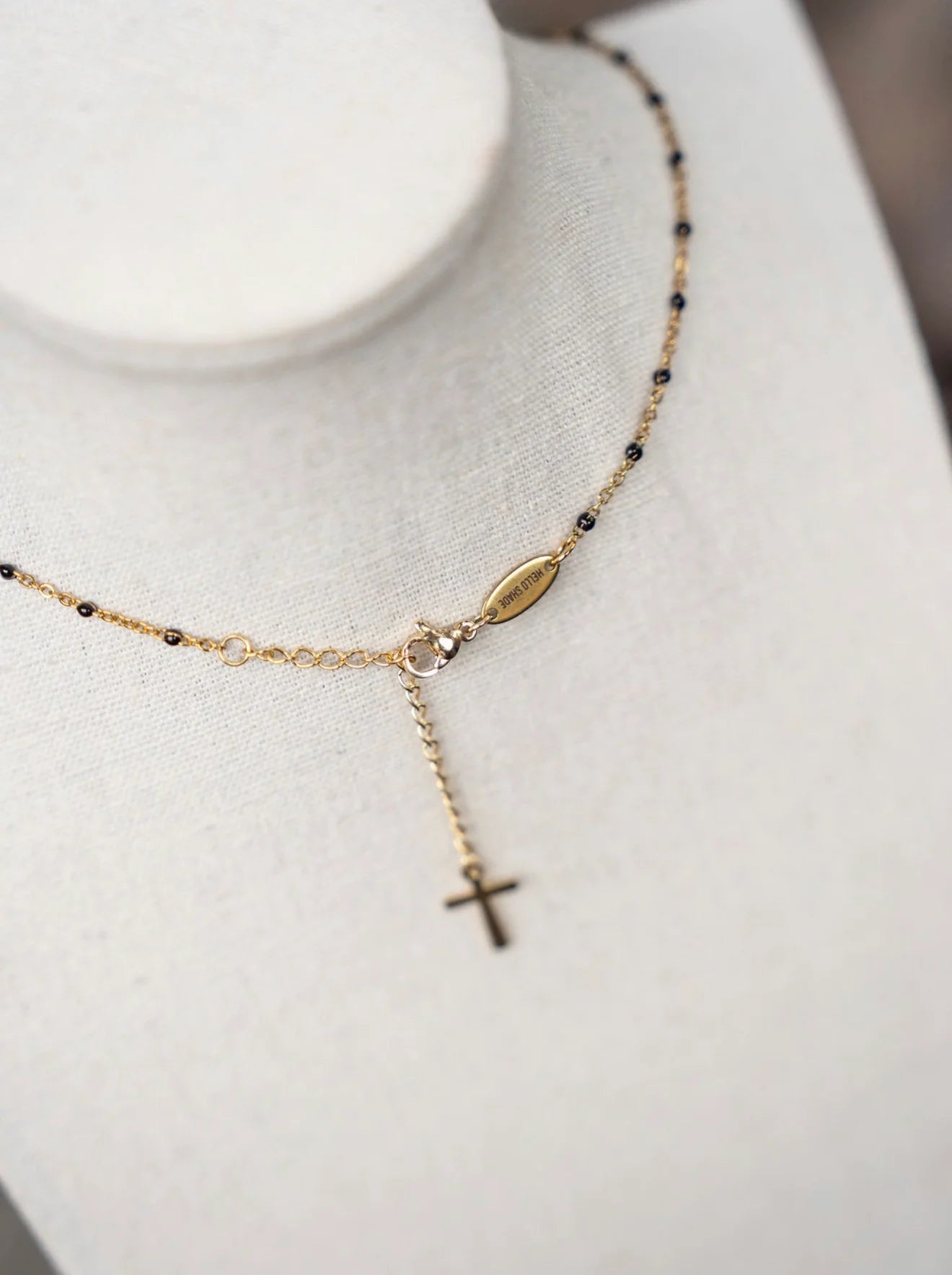 Mini Rosary Knife Necklace