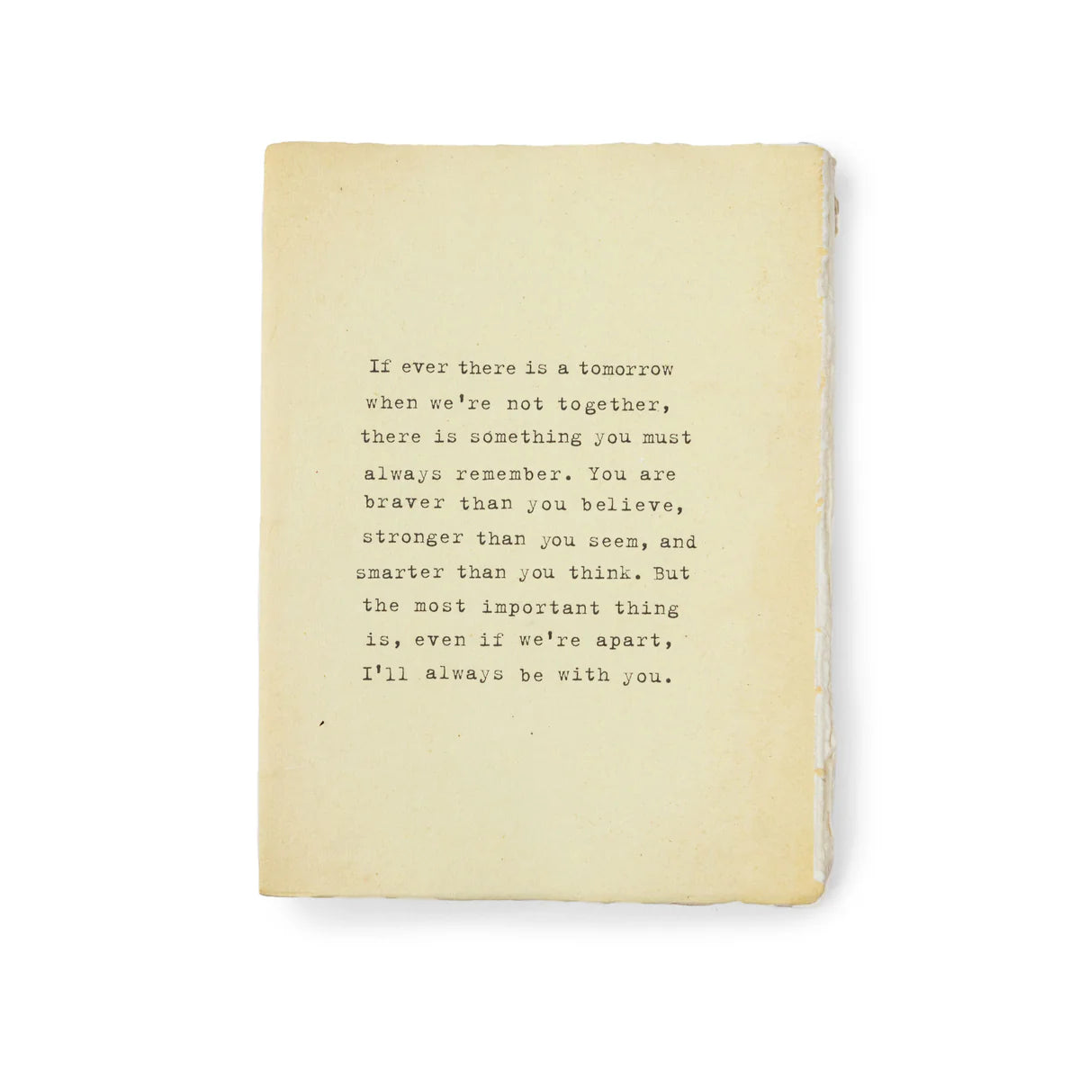 A. A. Milne Deckled Edge Notebook