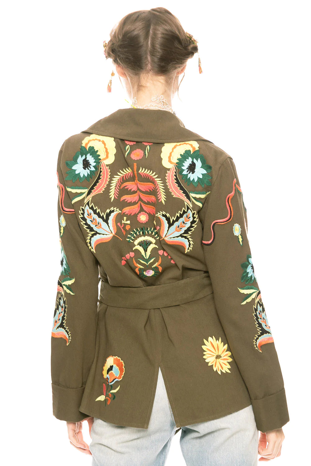 Estrella Embroidered Army Jacket