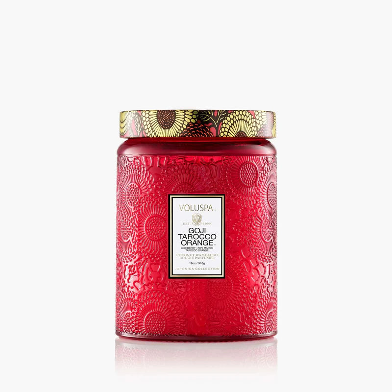 Goji Tarocco Orange Large Jar Candle 18oz