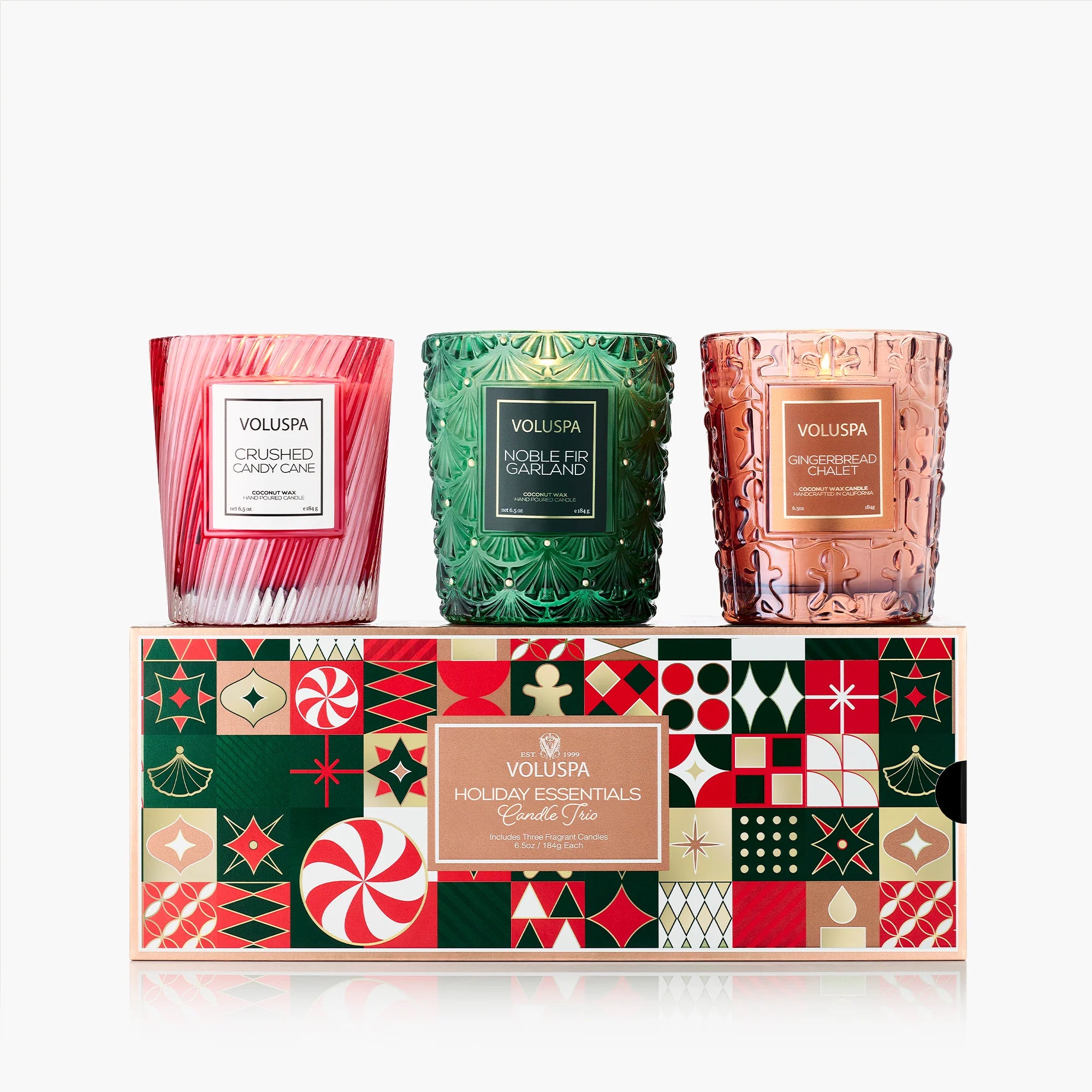 Holiday Essentials Candle Trio Assorted Gift Set