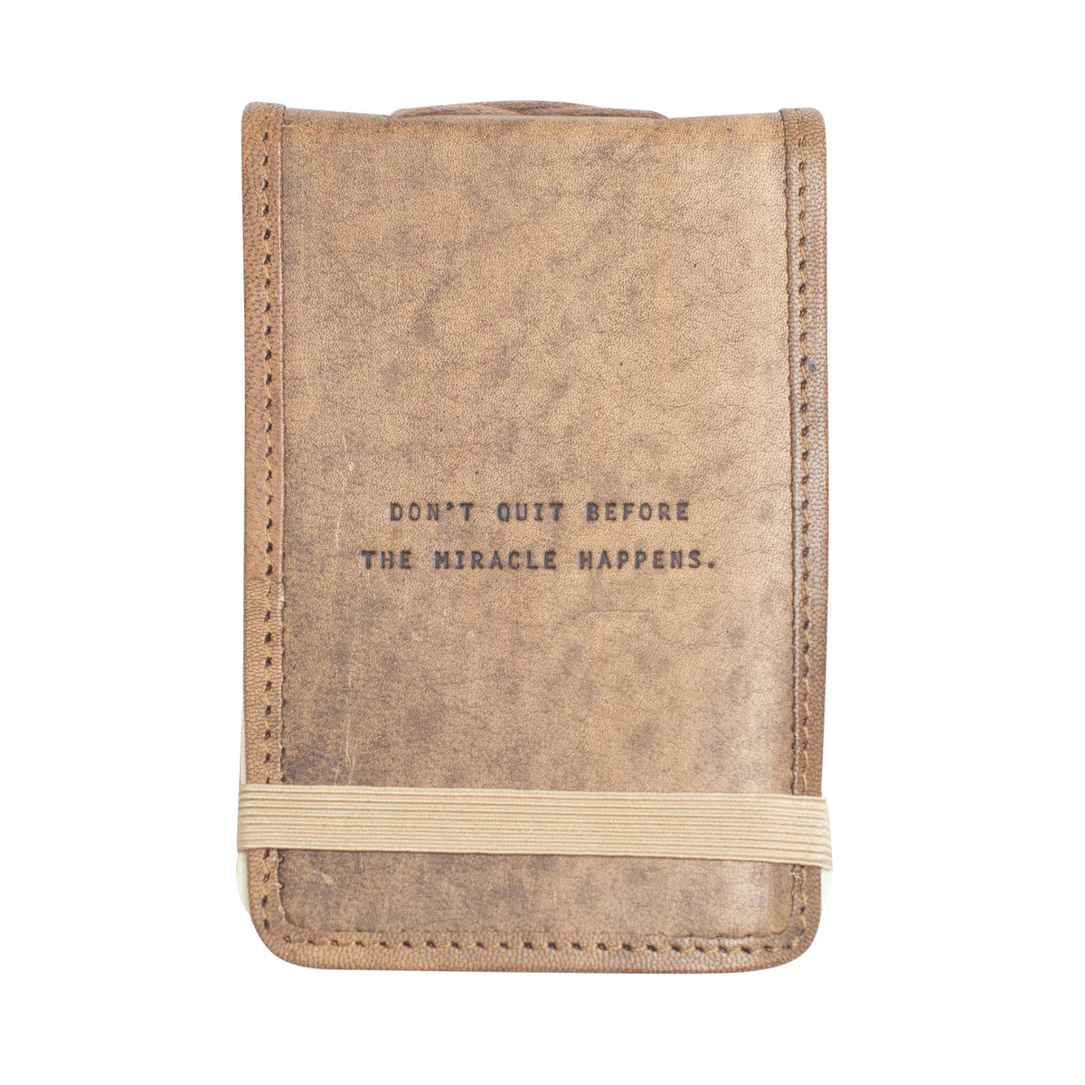 Don't Quit Mini Leather Journal