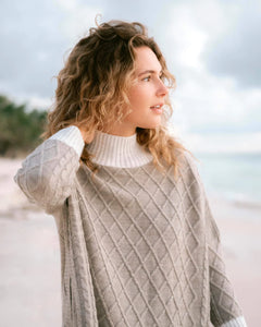 Lisbon Traveler Sweater - Driftwood w/Sea Salt