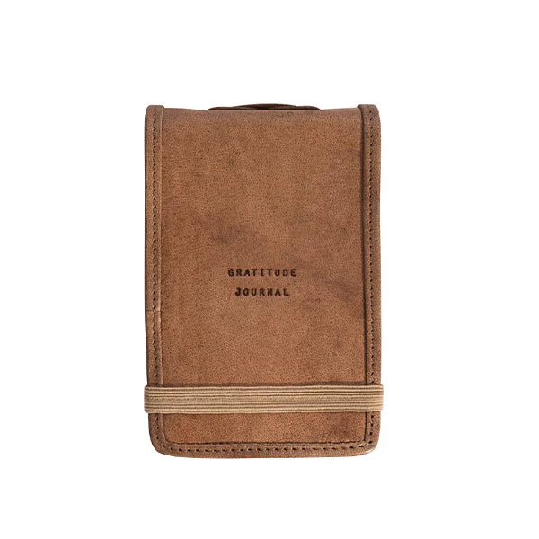 Gratitude Journal Mini Leather Journal