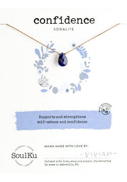 Soul Full Sodalite Necklace - Confidence
