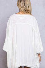 Load image into Gallery viewer, Oversized Tunic Knit Top - Ivory