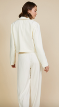 Load image into Gallery viewer, Off White Crop Blazer
