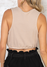 Load image into Gallery viewer, Knit Bralette Top - Beige