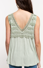 Load image into Gallery viewer, V-Neck Sleeveless Top - Desert Sage