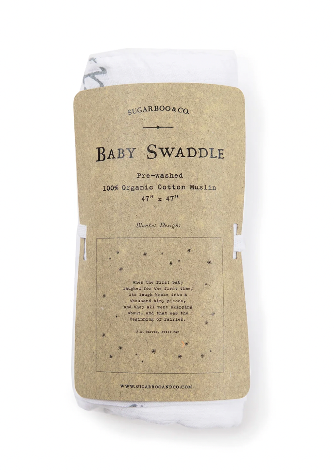 When the First Baby Laughed Swaddle Blanket