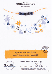 Little Wishes Kids Necklace- Sodalite