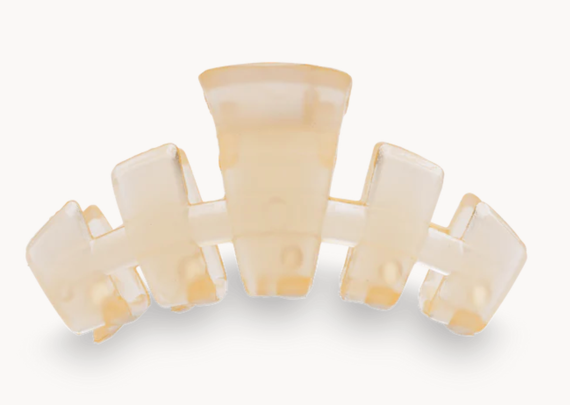 Classic Almond Beige Tiny Hair Clip