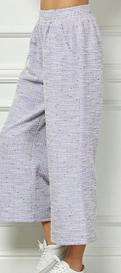 Lavender Boucle Textured Set