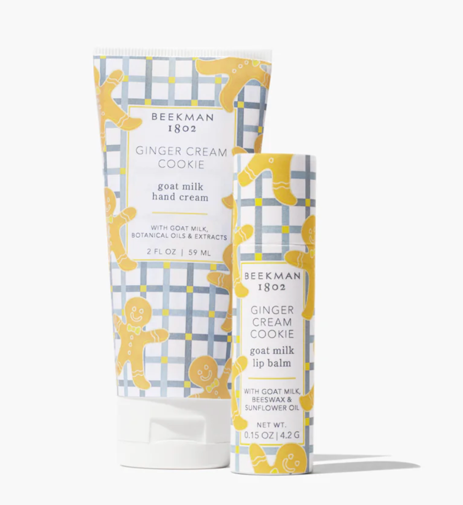 Hand & Lip Hydration Gift Set - Ginger Cream Cookie