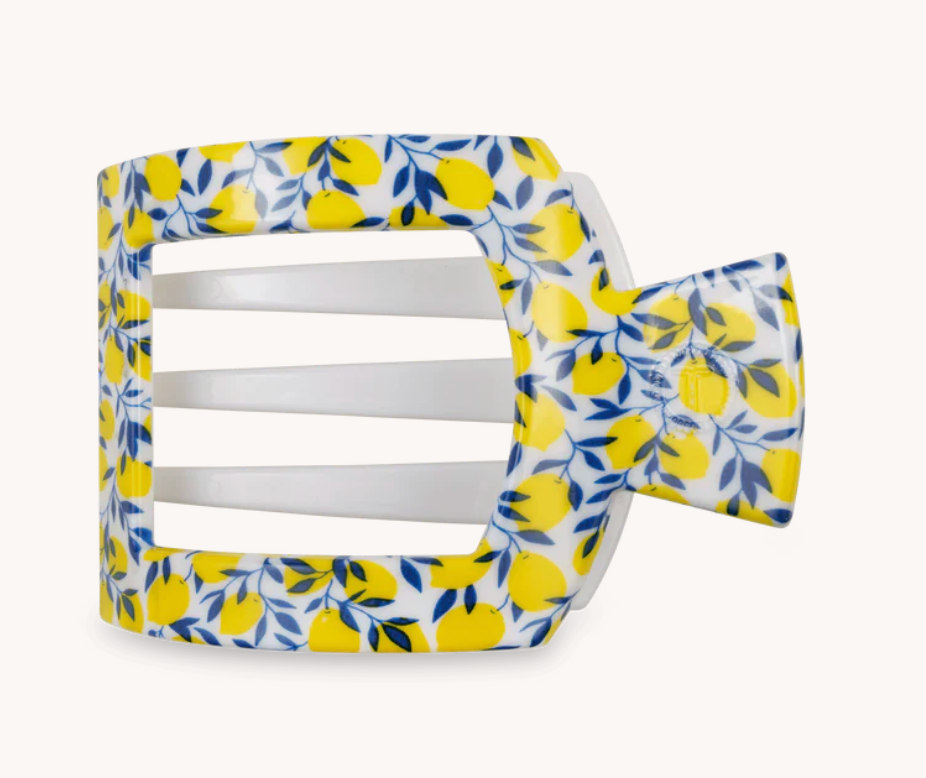 Large Flat Hair Clip - Limoncello