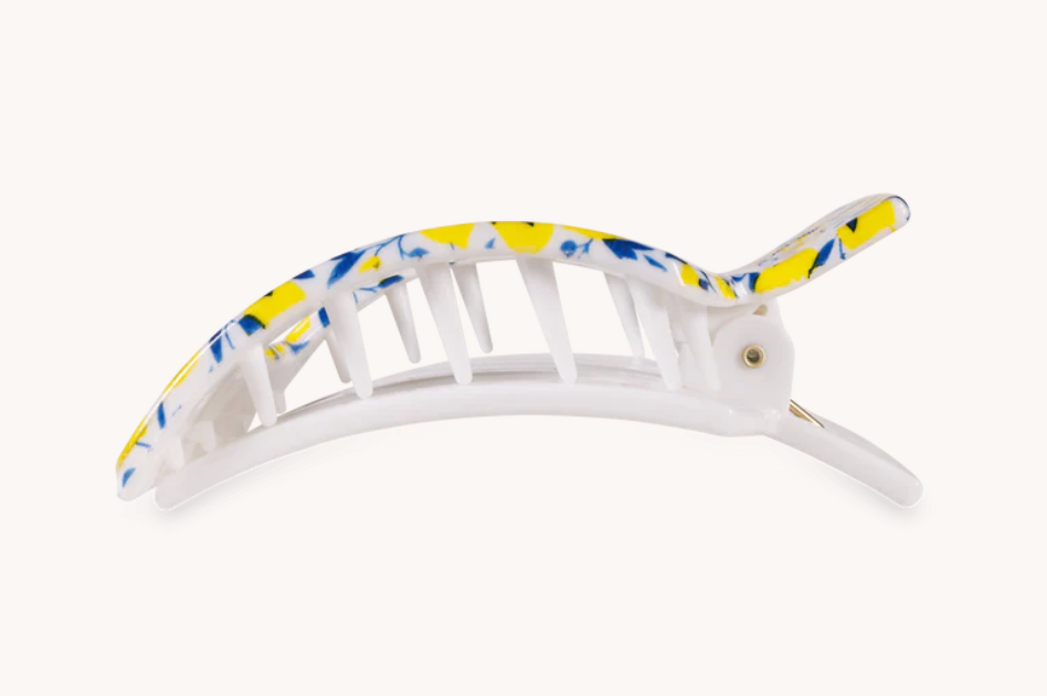 Large Flat Hair Clip - Limoncello