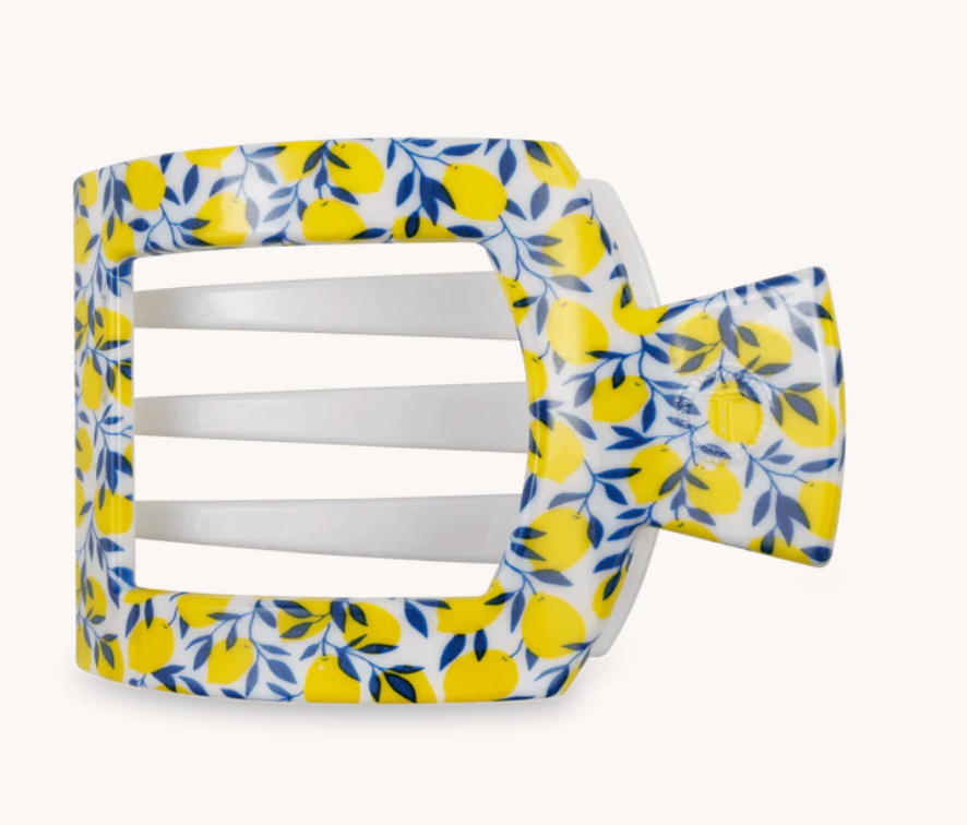 Medium Flat Hair Clip - Limoncello