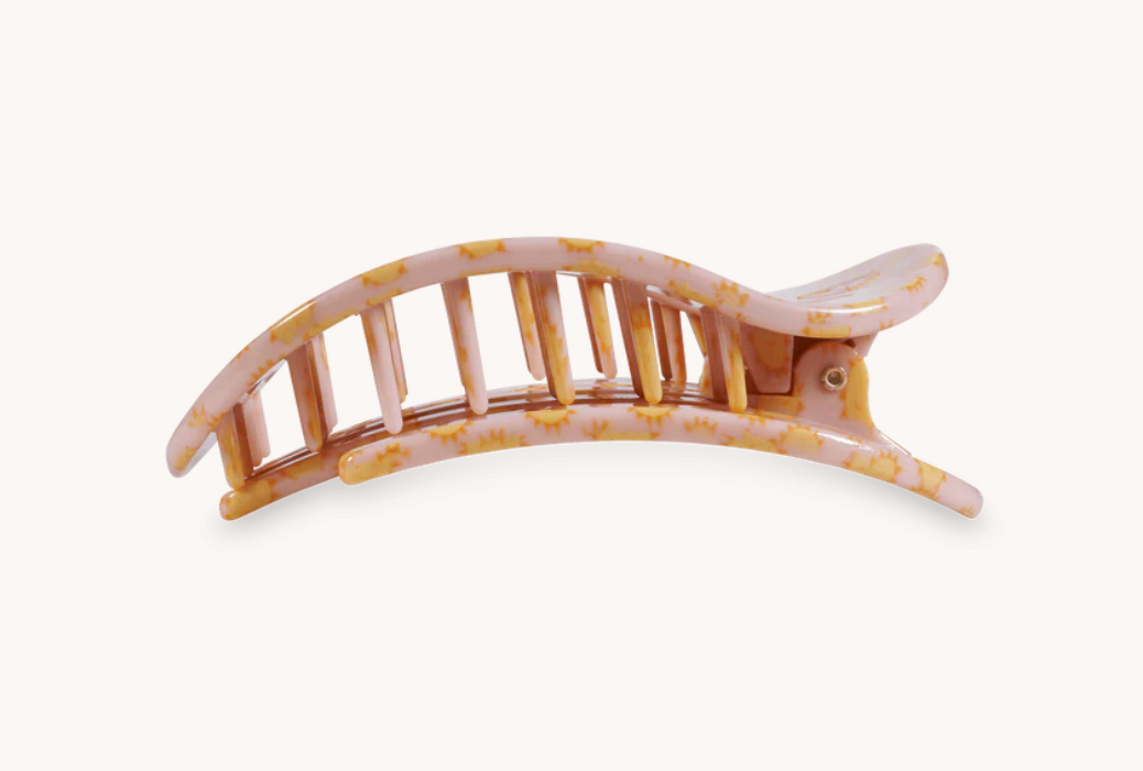 Medium Round Flat Hair Clip - Sunny Days Ahead