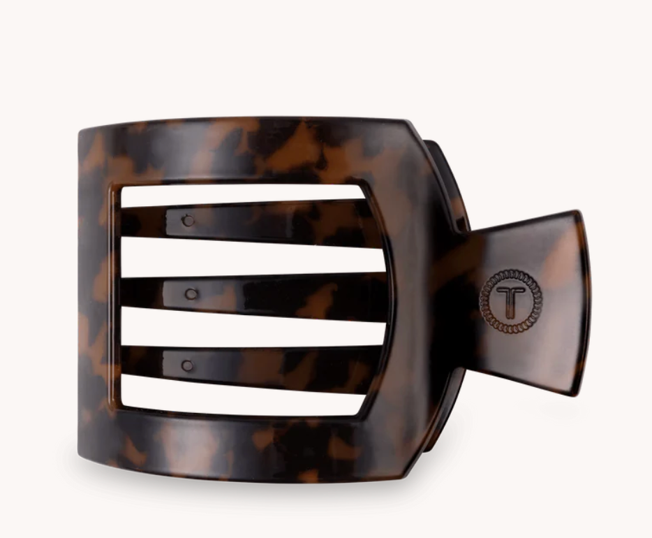 Tortoise Large Flat Square Clip