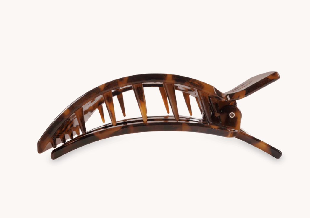 Tortoise Large Flat Square Clip