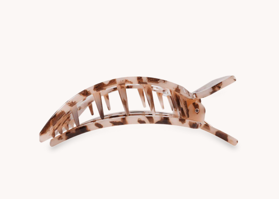 Blonde Tortoise Medium Flat Square Hair Clip