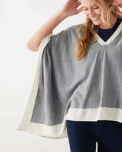Load image into Gallery viewer, Avalon Poncho - Fog/Sea Salt
