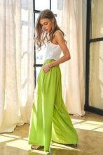 Load image into Gallery viewer, Solid Palazzo Pants - Apple Green