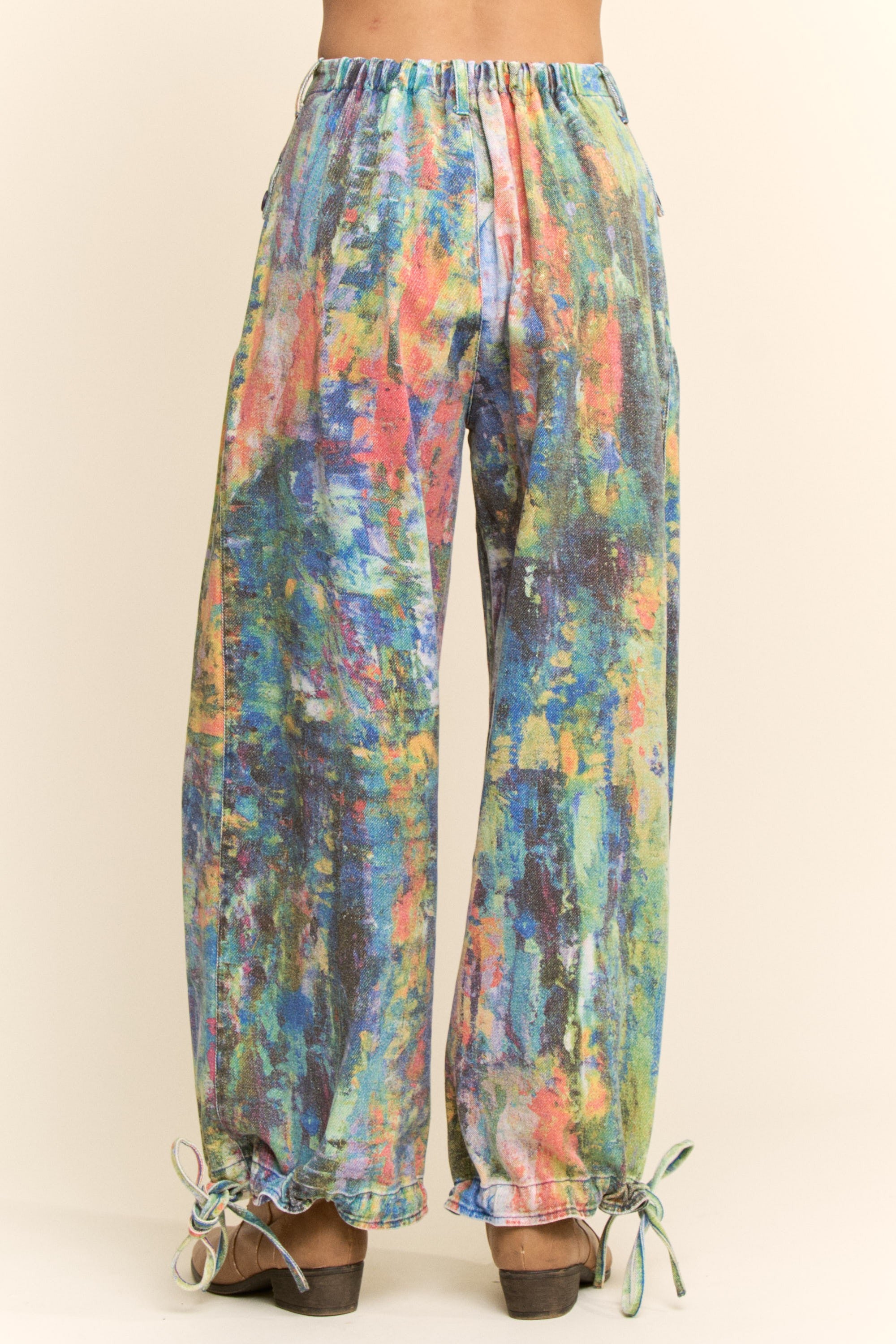 Monet Inspired Cargo Pants