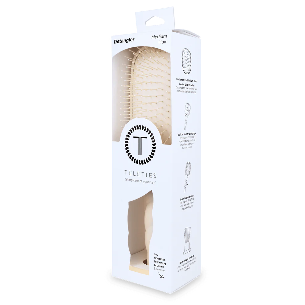 Detangler Hair Brush for Medium Hair-Tan