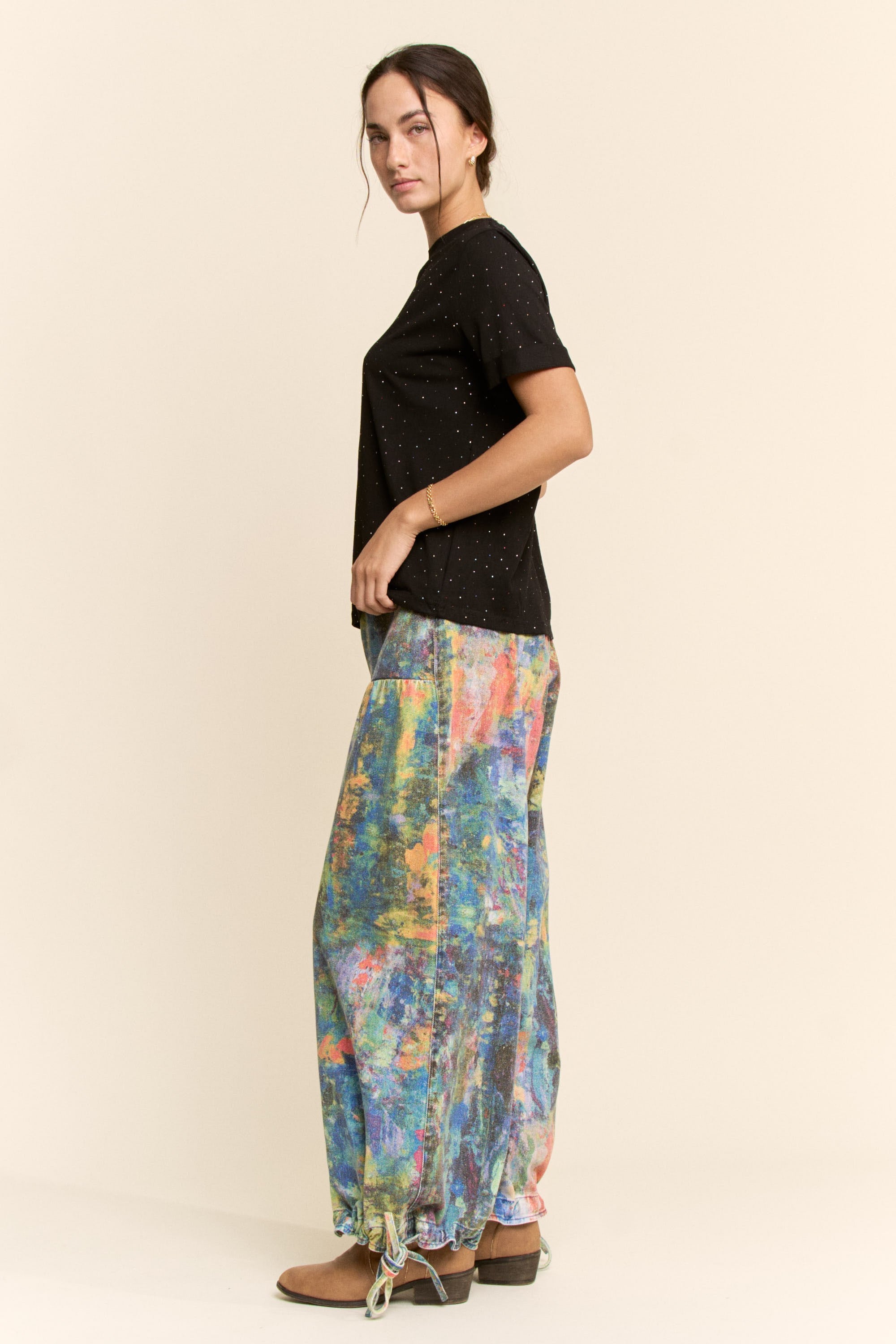 Monet Inspired Cargo Pants