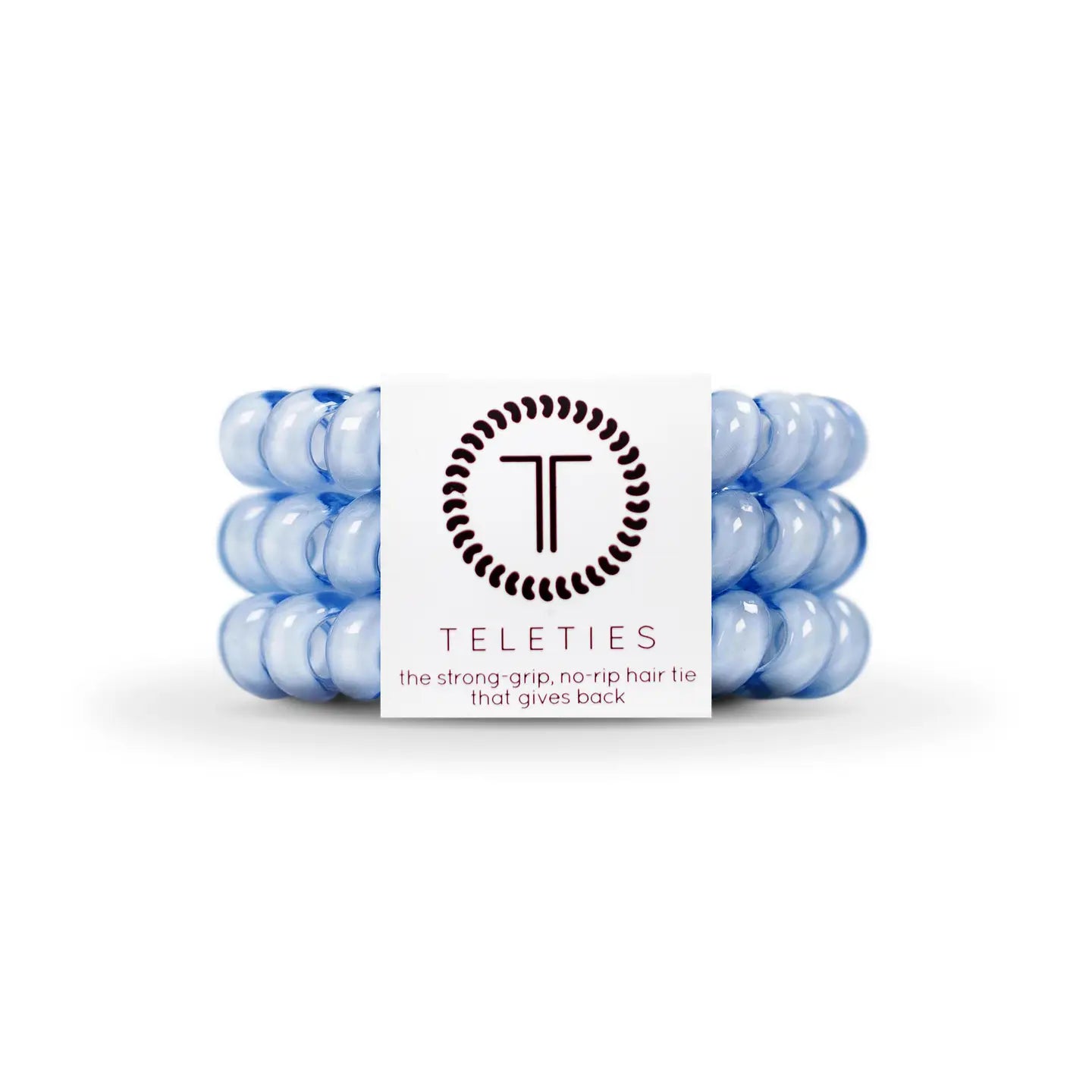 Large Hair Ties -  Washed Denim