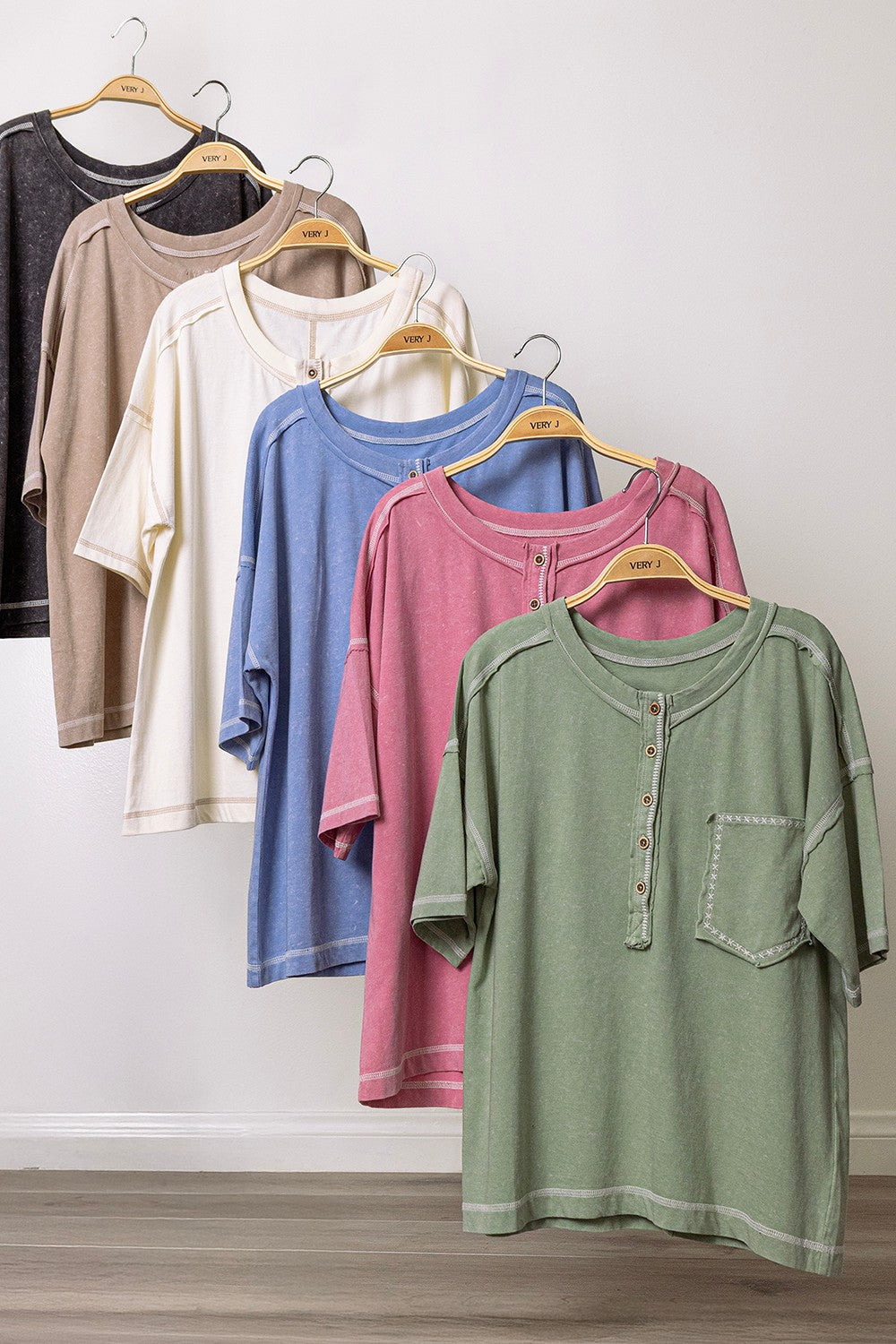 Mineral Washed Oversized Comfy Knit Top-Olive
