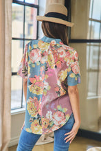 Load image into Gallery viewer, Mixed Floral Button Down