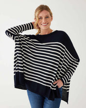 Load image into Gallery viewer, Catalina Stripe Sweater - Navy/Ink
