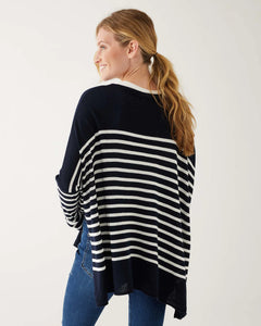 Catalina Stripe Sweater - Navy/Ink