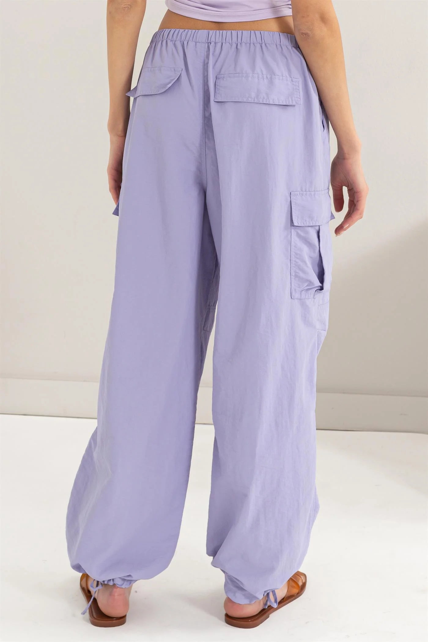 Parachute Cargo Pants - Lavender